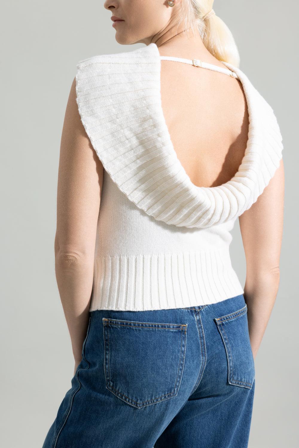 Chen Top-OFF WHITE-XS-CLOTHINGTOPKNITS-CULT GAIA