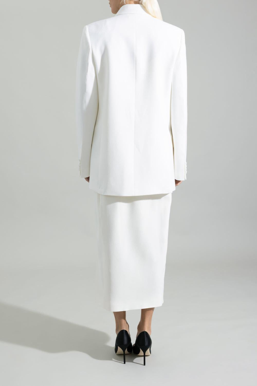 Tailored Belt Jacket-CREAM-2-CLOTHINGJACKETBLAZERS-VICTORIA BECKHAM