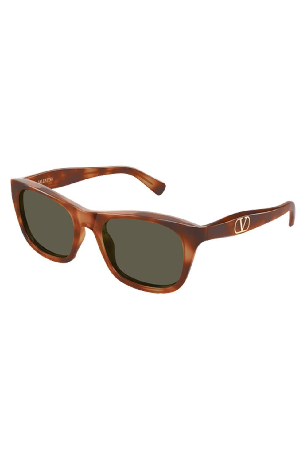 Square Suglasses-BROWN-ACCESSORIESUNGLASSES-VALENTINO ACCESSORIES