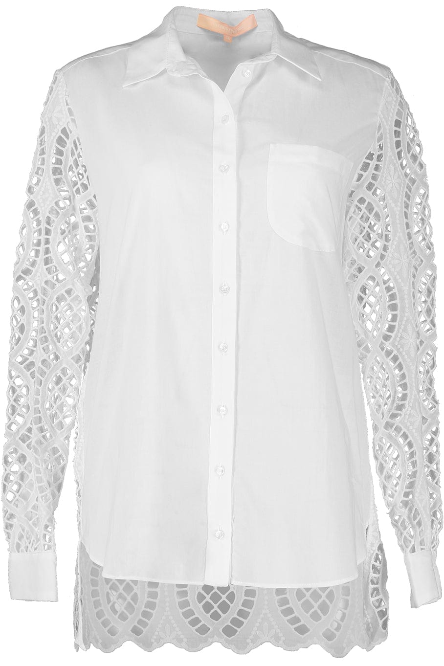 VALERIE KHALFON-Cap Ferret Long Sleeve Button Down Blouse-
