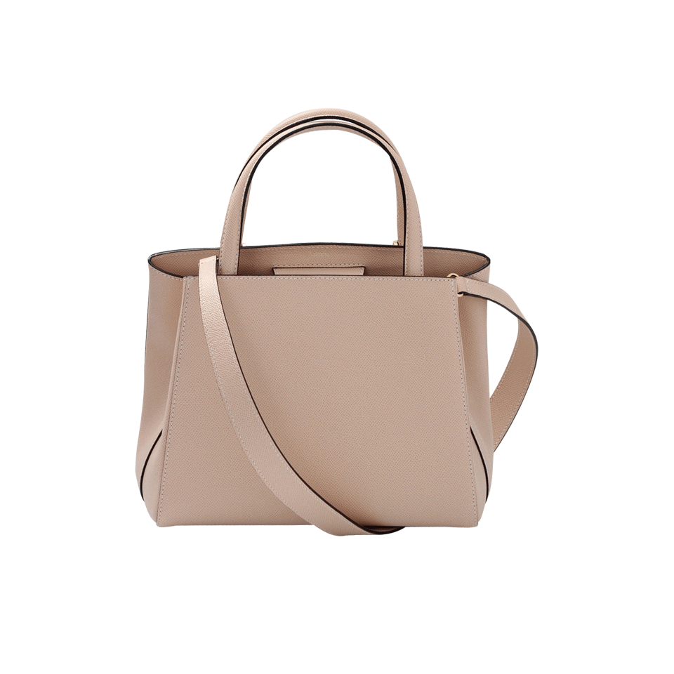 VALEXTRA-Triennale Hand Bag-POWDER