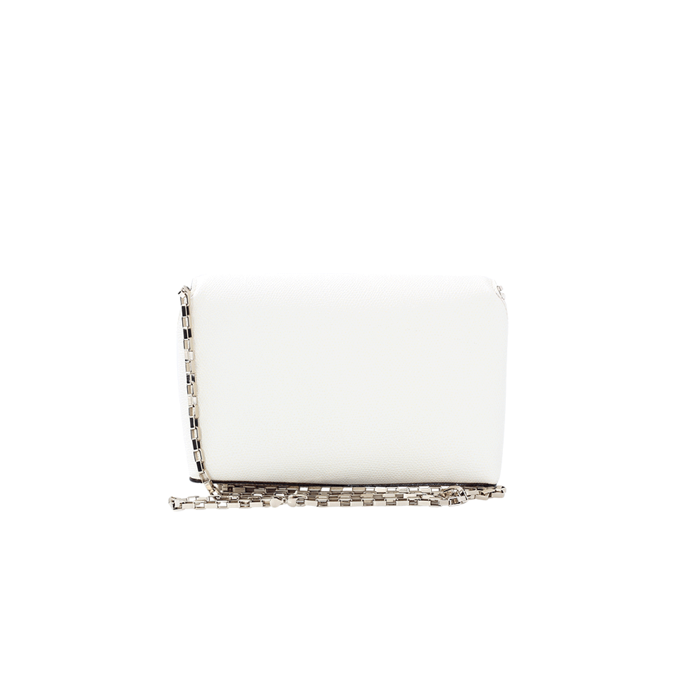 VALEXTRA-City Cross-Body Bag-WHITE
