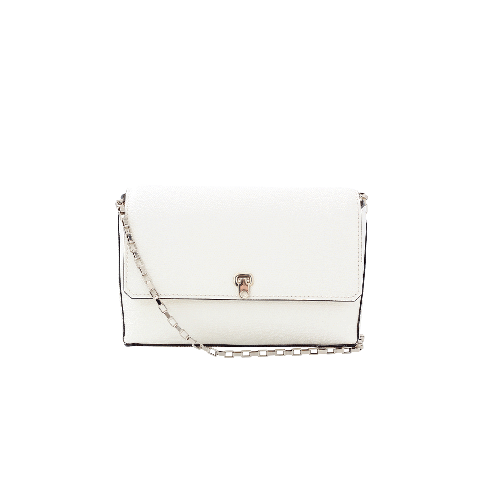 VALEXTRA-City Cross-Body Bag-WHITE