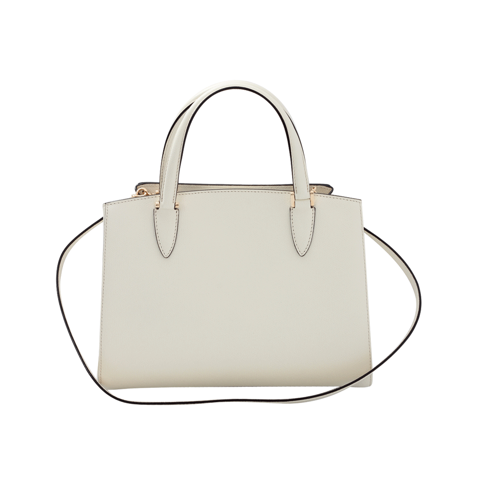 VALEXTRA-Triennale Hand Bag-WHITE
