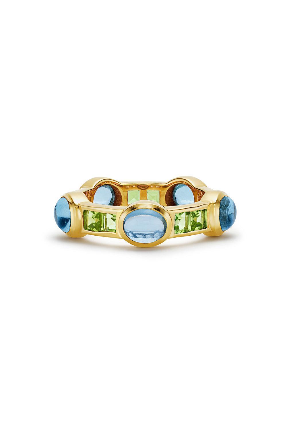 Peridot Ibiza Van Stack Ring-YELLOW GOLD-7.5-JEWELRYFINE JEWELRING-VAN
