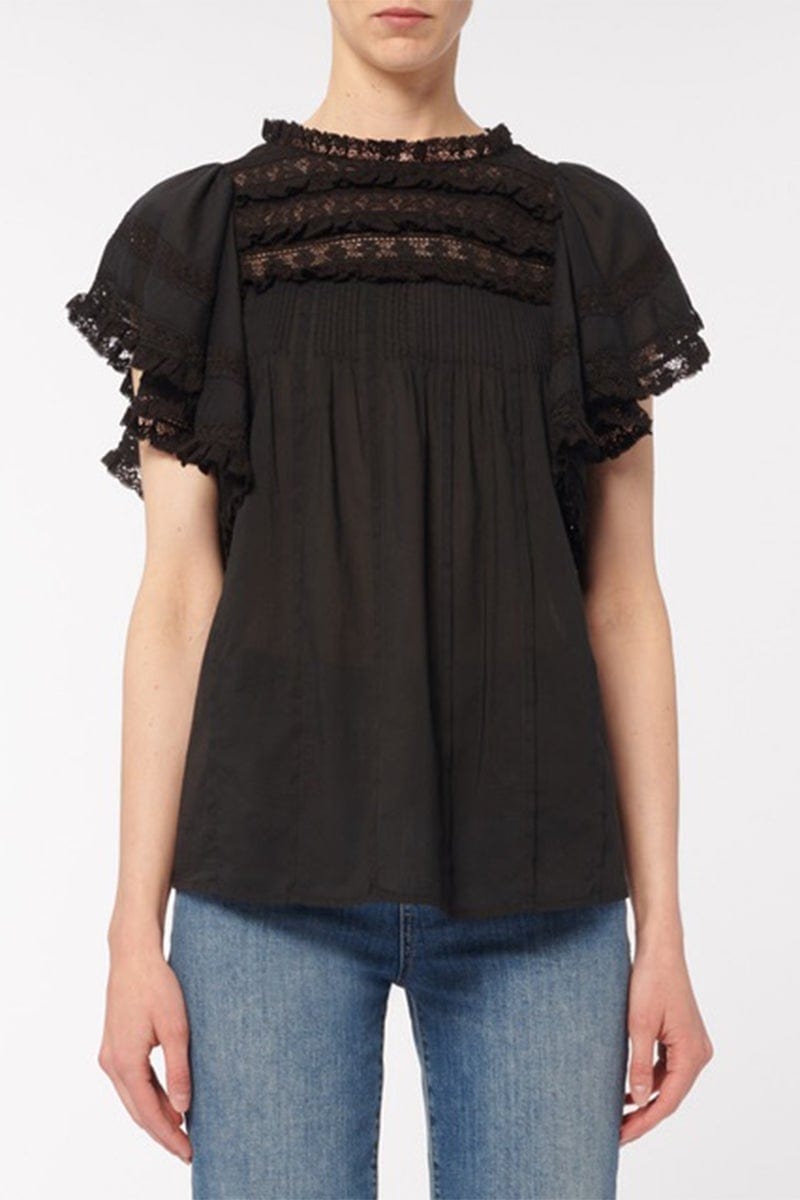 VANESSA BRUNO-Neslie Short Sleeve Blouse-