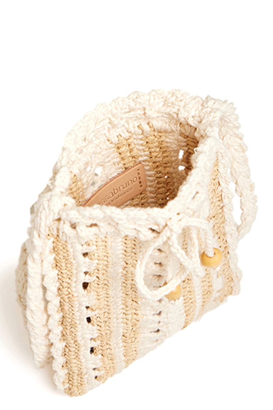 VANESSA BRUNO-Macrame Phone Case-ECRU