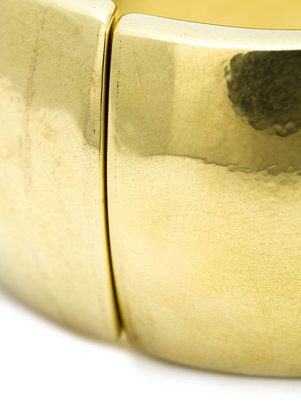 VAUBEL-Wide Hinge Bangle-GRN/GOLD
