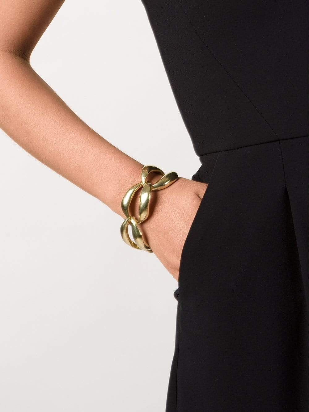 VAUBEL-Oval Link Bracelet-GOLD