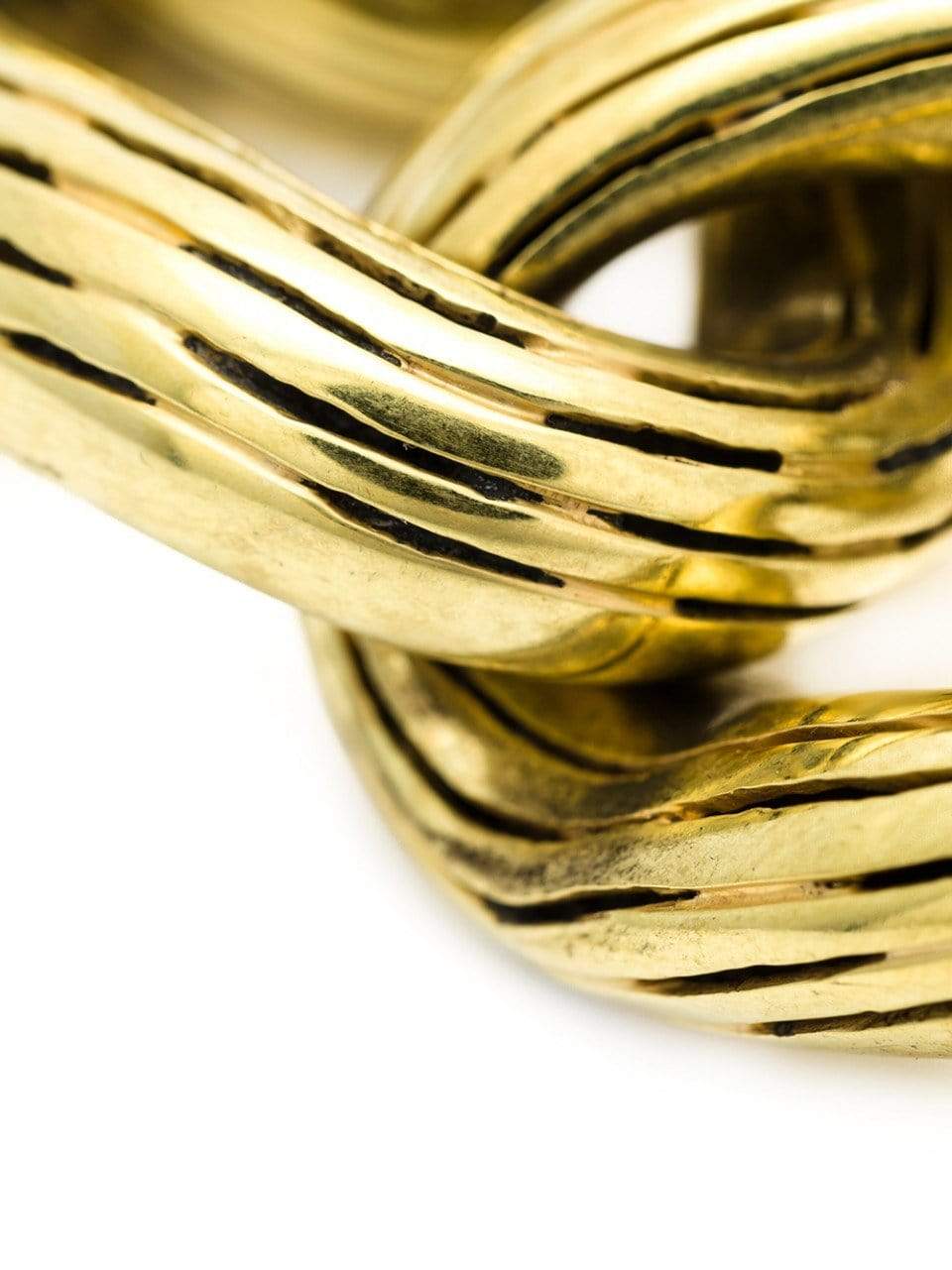 VAUBEL-Oval Circle Ridge Bracelet-GRN/GOLD