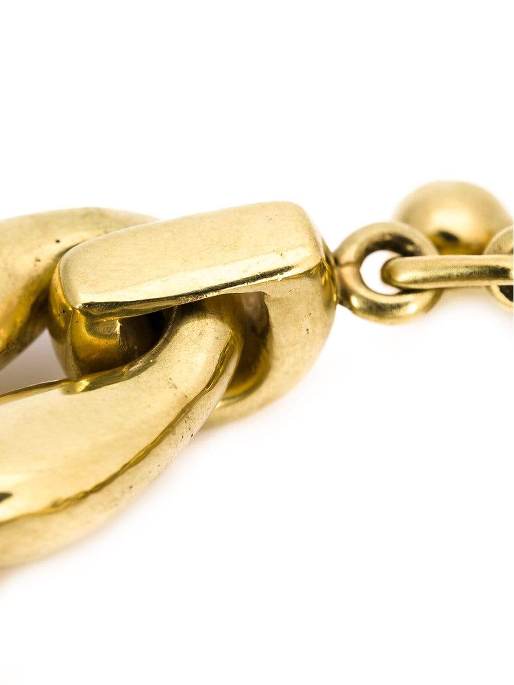 VAUBEL-Oval Link Chain Bracelet-GRN/GOLD