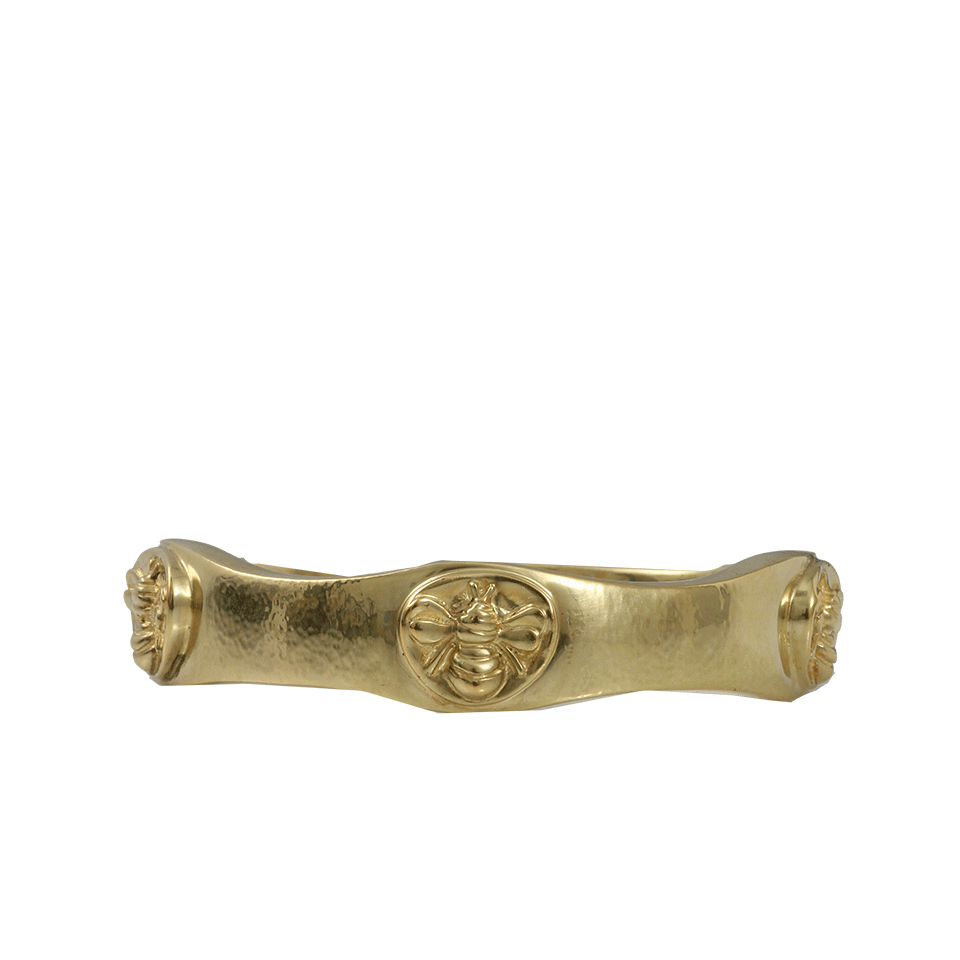 VAUBEL-Bee Hinged Cuff-GRN/GOLD