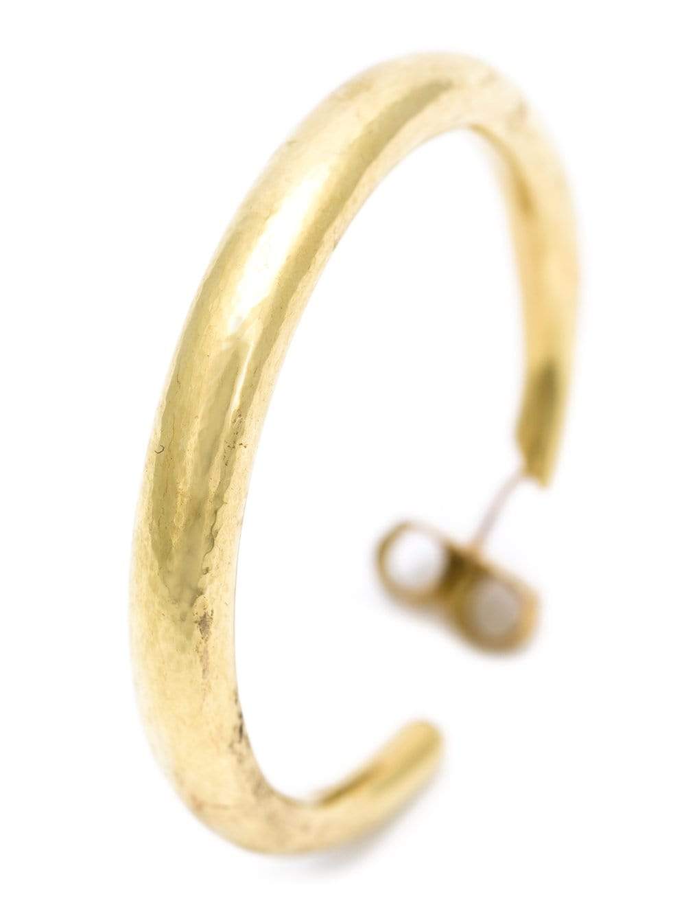 VAUBEL-Single Wire Hoop Earrings-GOLD