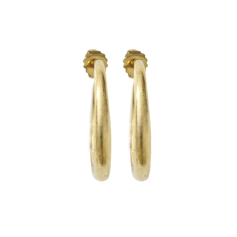VAUBEL-Single Wire Hoop Earrings-GOLD