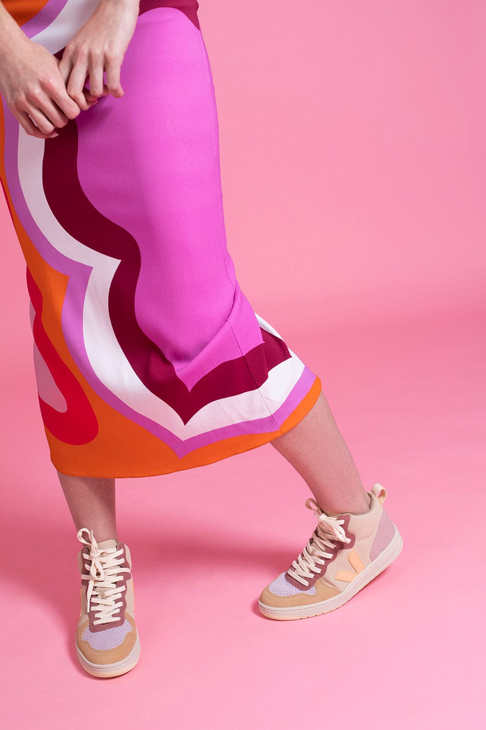 VEJA-V-15 Sneaker - Multico Peach-