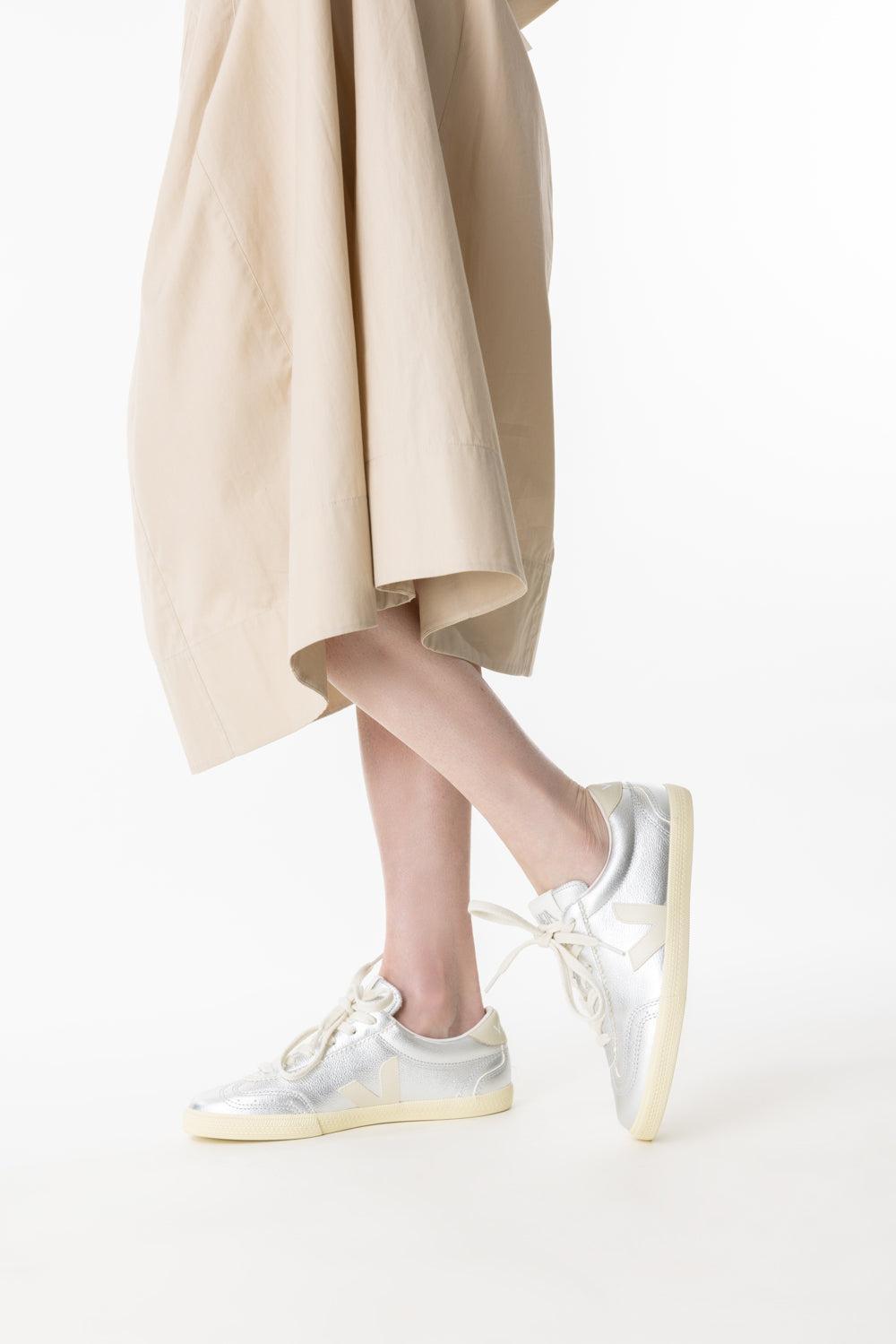 Volley Sneaker - SIlver-SLVPIERR-36-SHOESNEAKER-VEJA