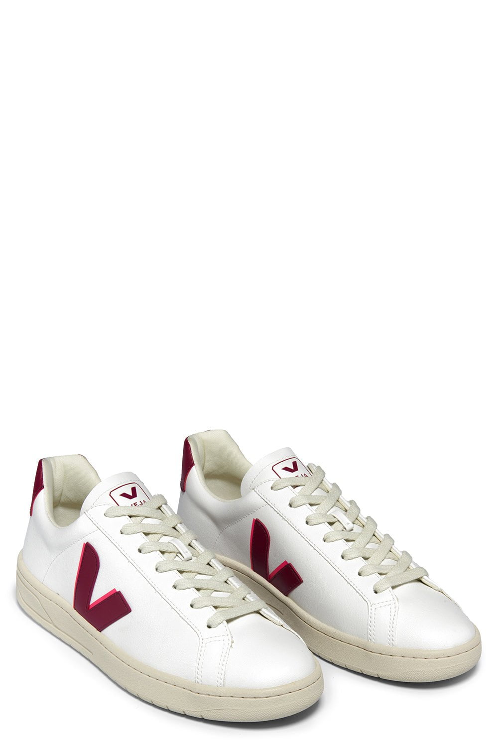 VEJA-Urca Sneaker - Extra White Marsala Rose-