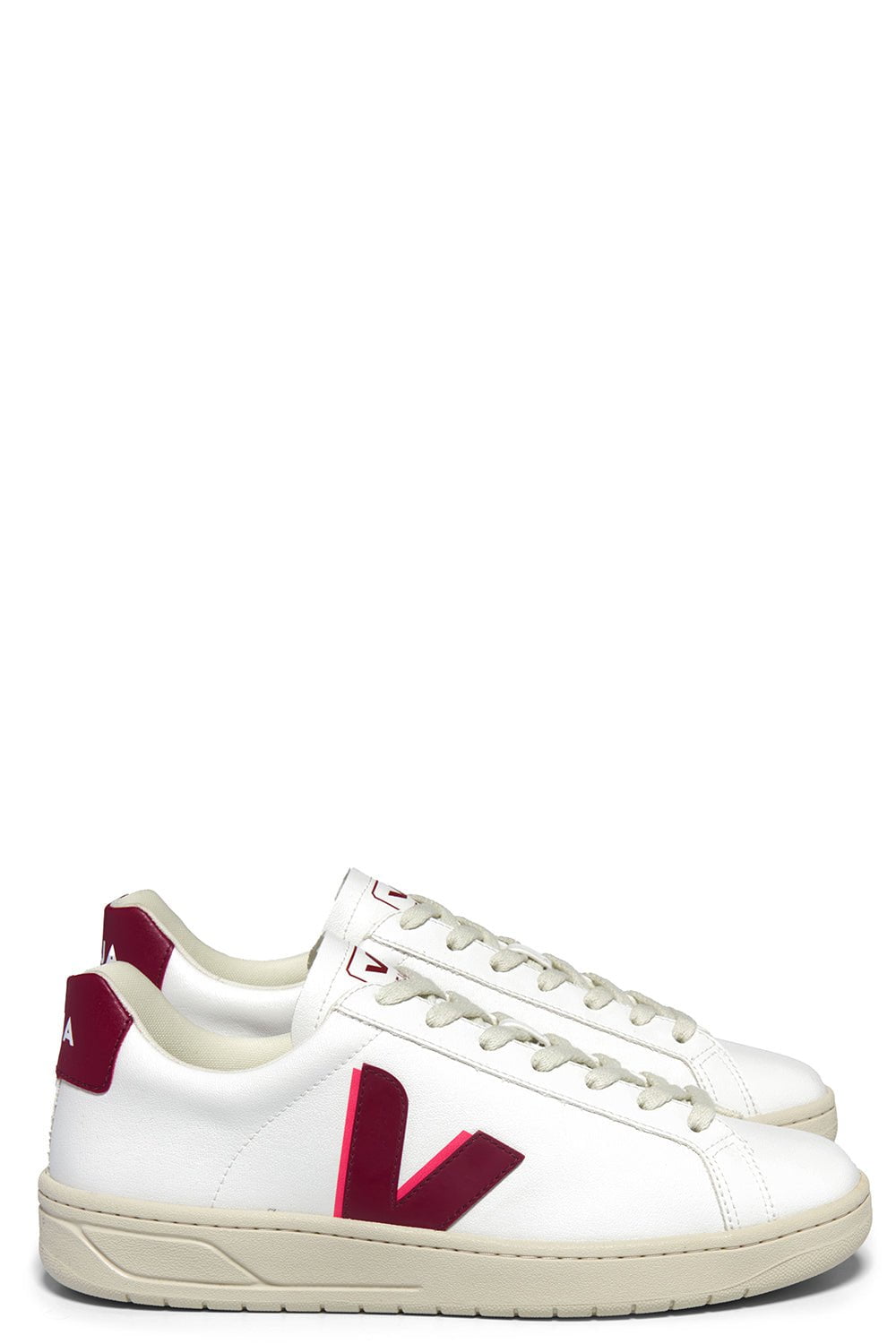 VEJA-Urca Sneaker - Extra White Marsala Rose-