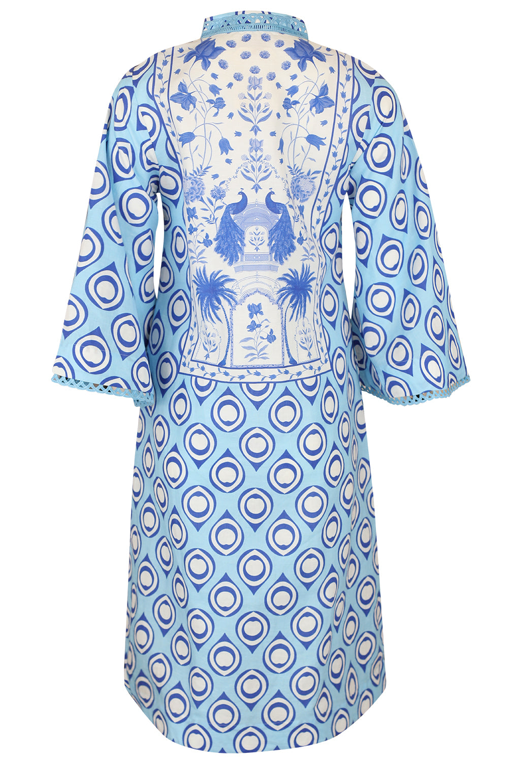 City Kaftan Dress-BLUE-S-CLOTHINGDRESSCASUAL-VERANDAH