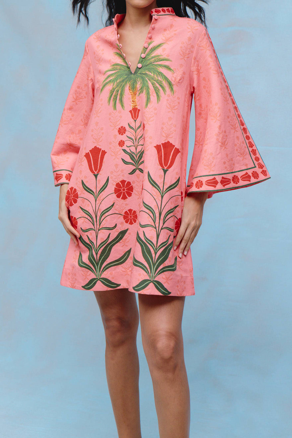 Padma Mini Dress-PINK-XS-CLOTHINGDRESSCASUAL-VERANDAH