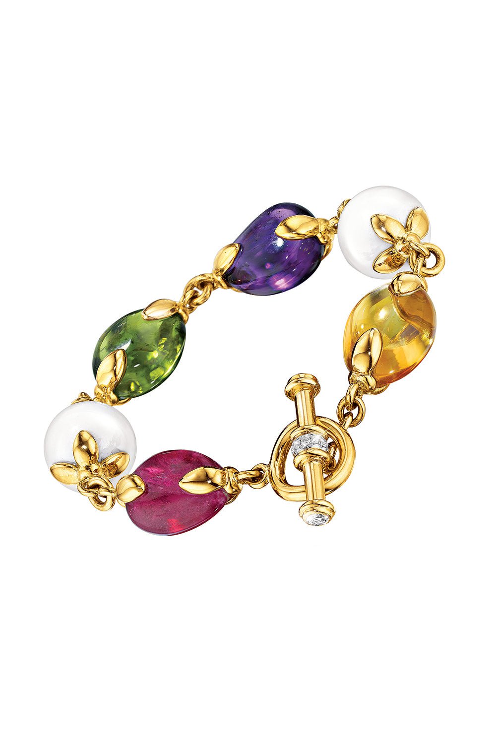 Fulco Toggle Bracelet-YELLOW GOLD-JEWELRYFINE JEWELBRACELET O-VERDURA