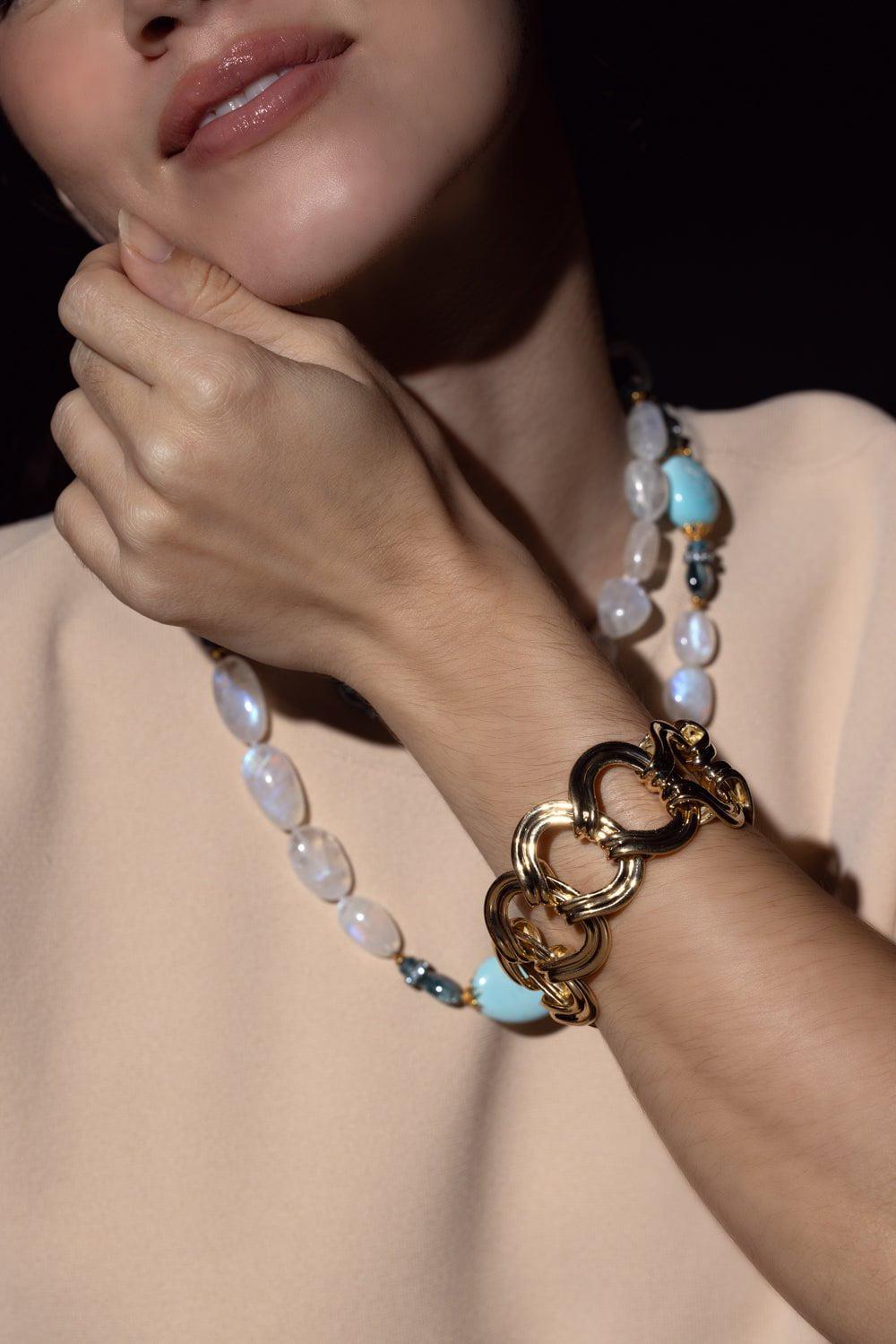  VERDURA-Stirrup Bracelet-YELLOW GOLD 