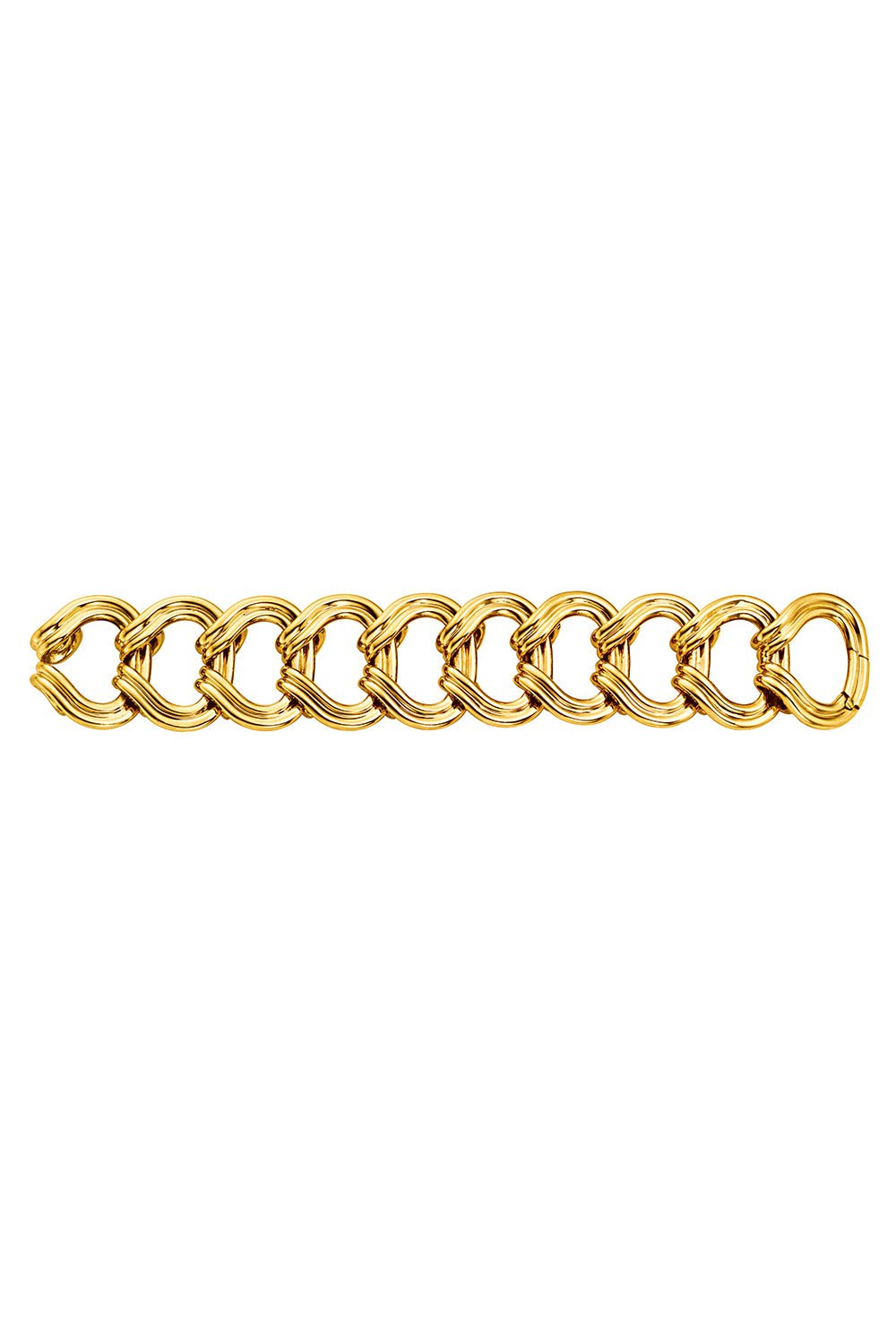 VERDURA-Stirrup Bracelet-YELLOW GOLD