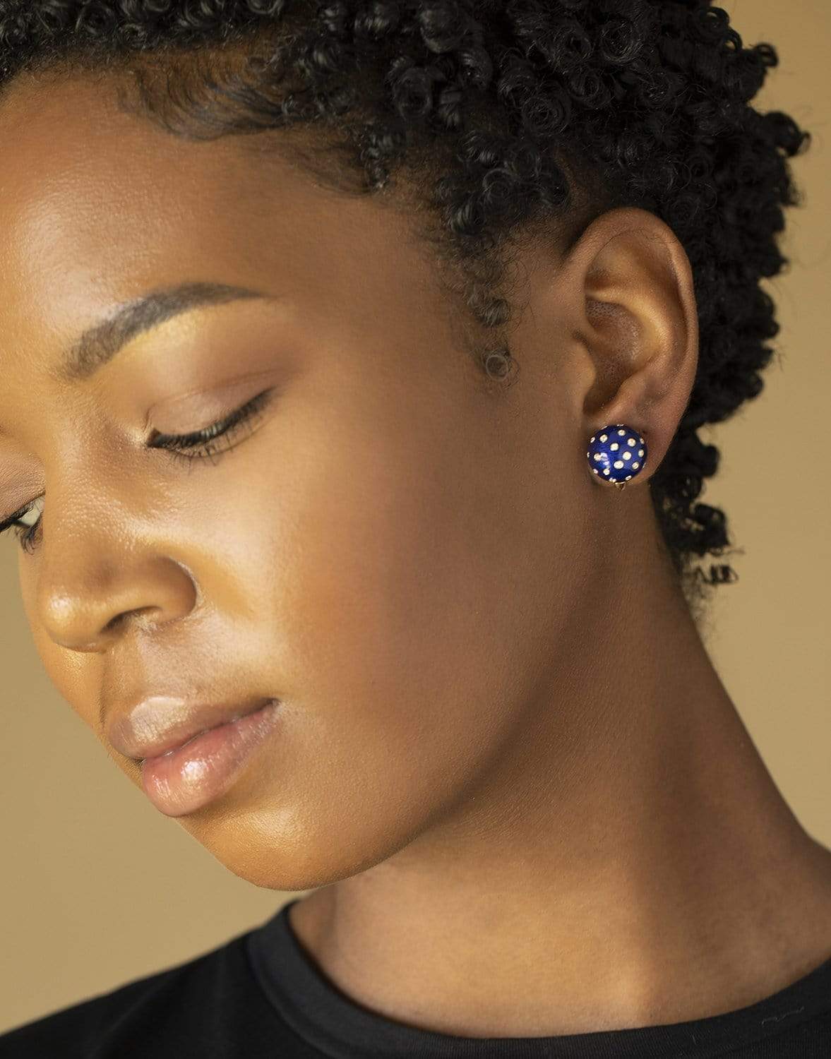 VERDURA-Night And Day Ear Clips-YELLOW GOLD