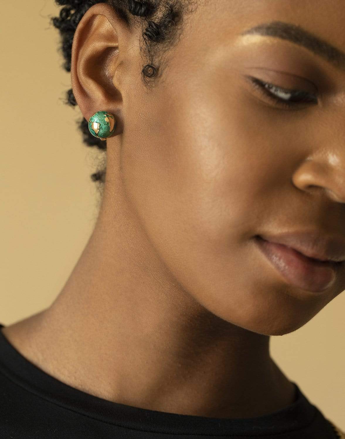 VERDURA-Night And Day Ear Clips-YELLOW GOLD