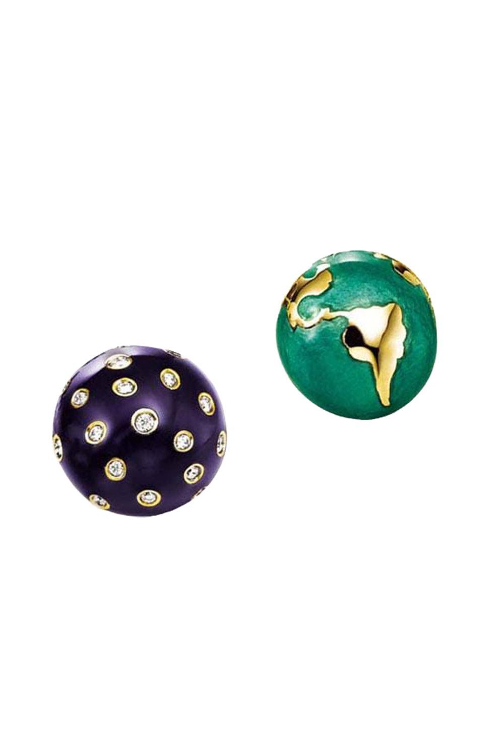 Night and Day Stud Earrings-YELLOW GOLD-JEWELRYFINE JEWELEARRING-VERDURA