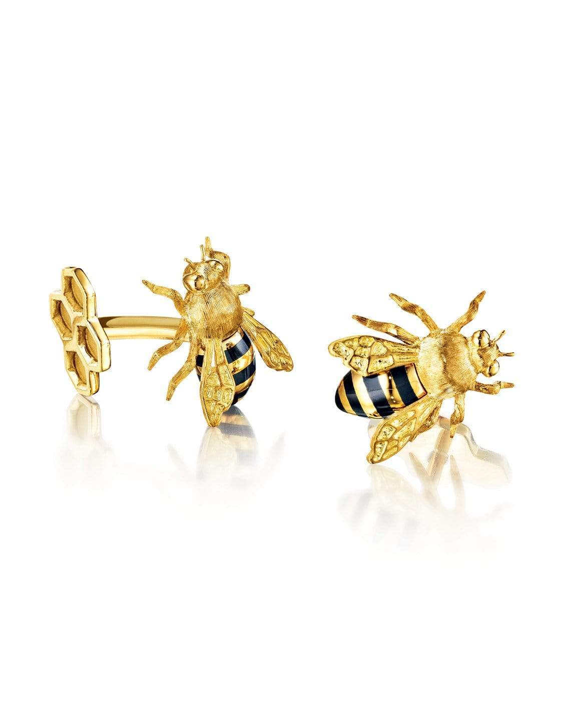 VERDURA-Honeybee Cufflinks-YELLOW GOLD