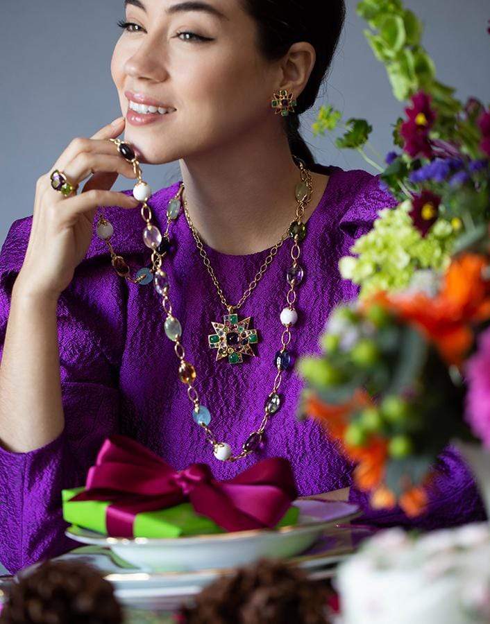 VERDURA-Fluco Necklace-YELLOW GOLD