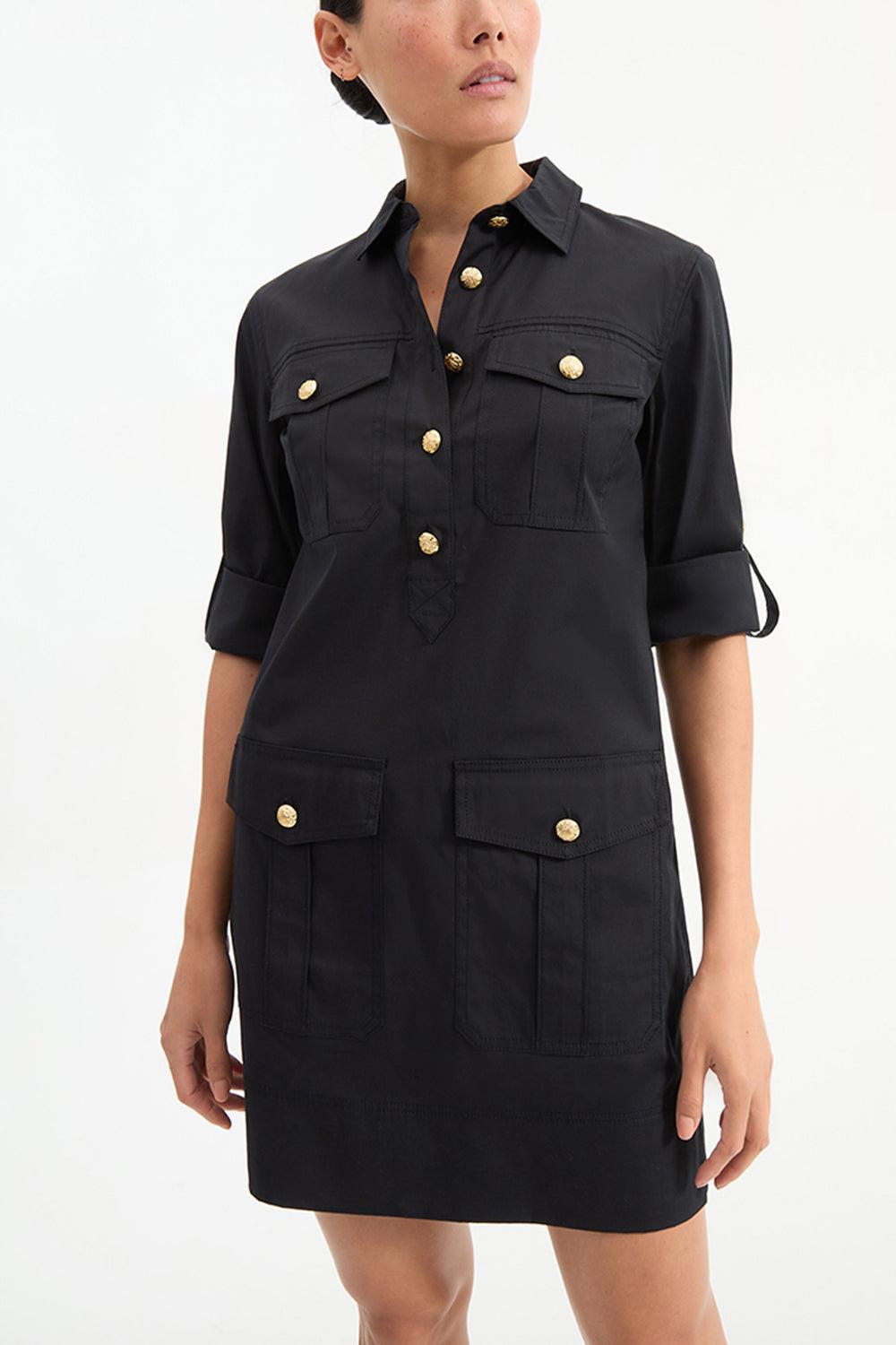 Saude Dress-BLACK-2-CLOTHINGDRESSCASUAL-VERONICA BEARD
