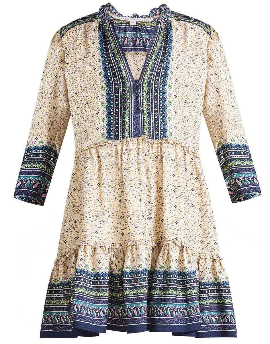 VERONICA BEARD-Lumi Abstract-Geo Print Dress-