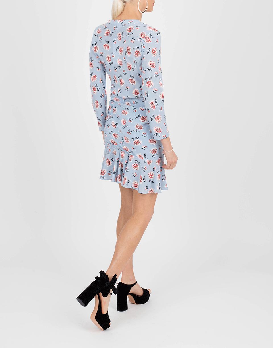 VERONICA BEARD-Rowe Floral Printed Dress-