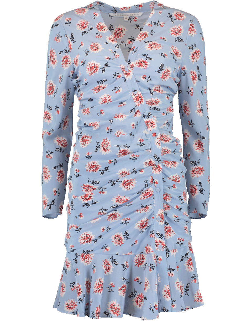 VERONICA BEARD-Rowe Floral Printed Dress-