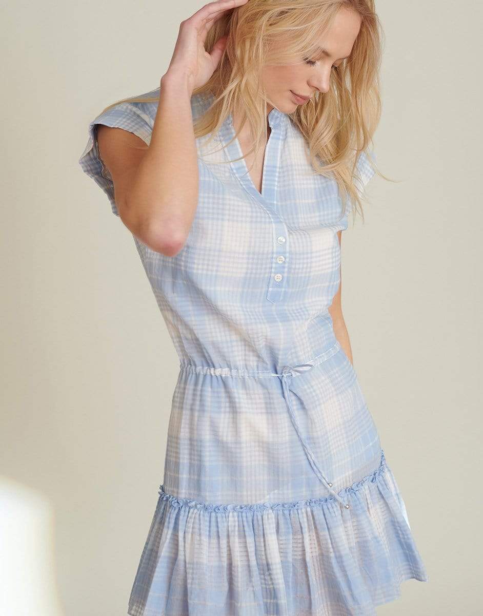 VERONICA BEARD-Sky White Hanne Minidress-