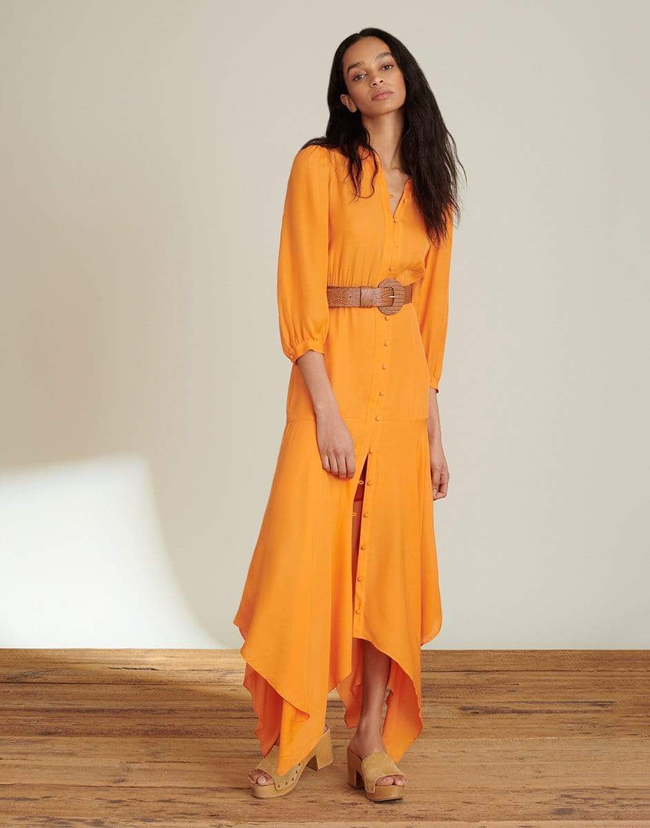 VERONICA BEARD-Roksanda Tangerine Dress-