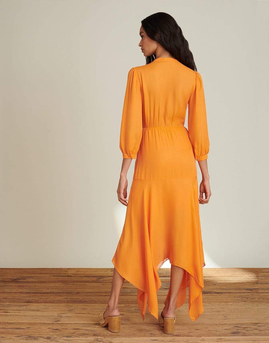 VERONICA BEARD-Roksanda Tangerine Dress-