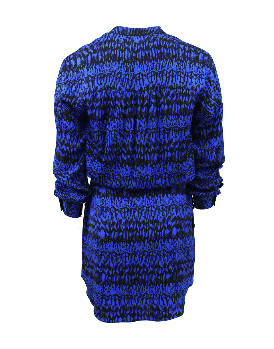 VERONICA BEARD-Quarter Sleeve Elastic Waist Dress-