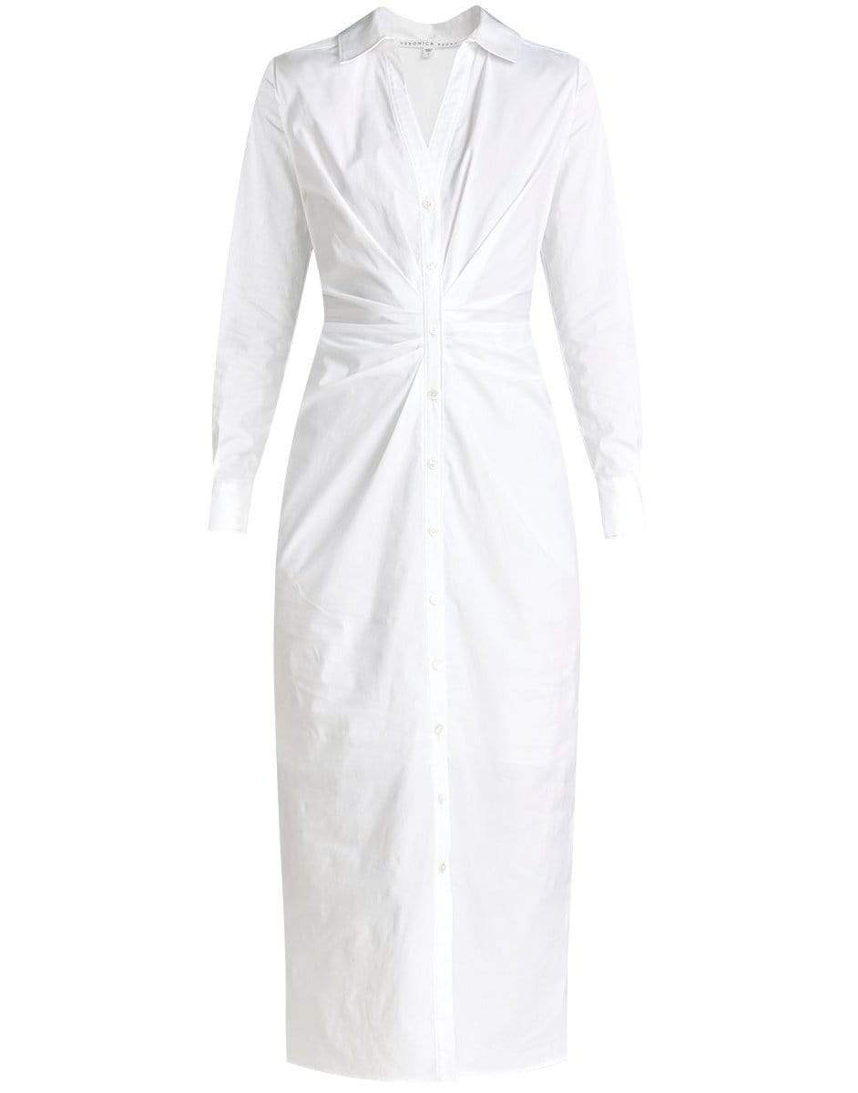 VERONICA BEARD-Cita Poplin Midi Dress-