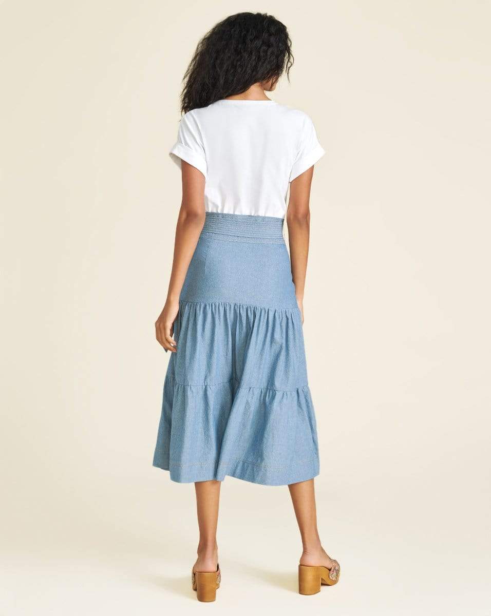 VERONICA BEARD-Emmitt Mixed-Media Dress-