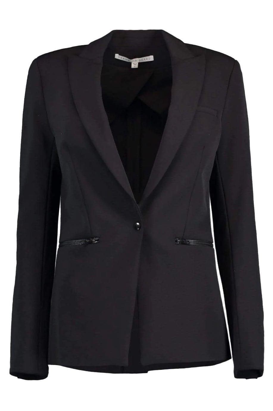 VERONICA BEARD-Black Scuba Jacket-