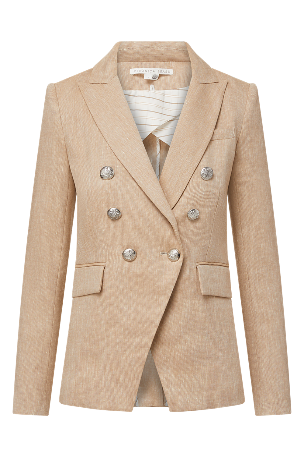 Miller Dickey Jacket - Khaki Melange-KHKIMELG-2-CLOTHINGJACKETBLAZERS-VERONICA BEARD