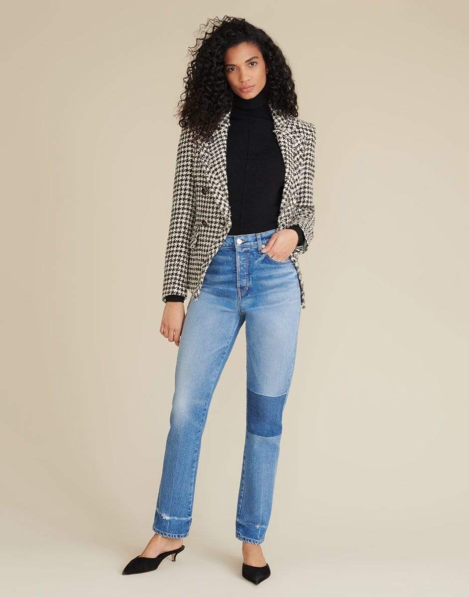 VERONICA BEARD-Taja Houndstooth Tweed Jacket-
