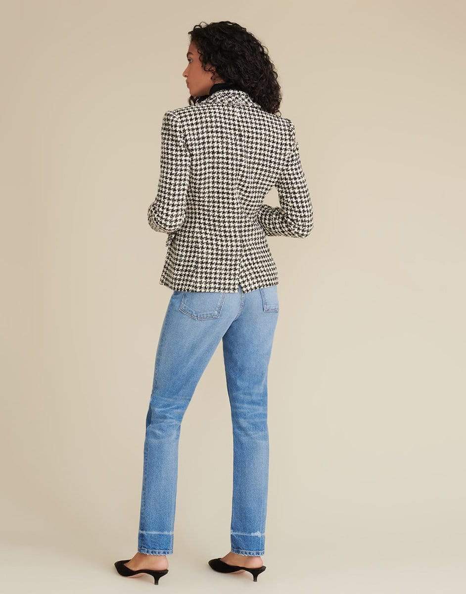 VERONICA BEARD-Taja Houndstooth Tweed Jacket-