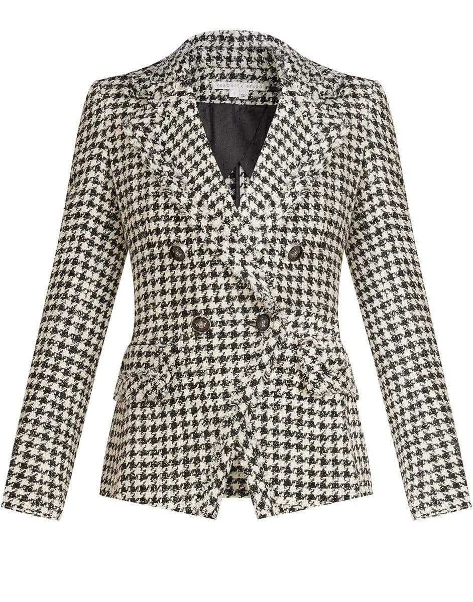 VERONICA BEARD-Taja Houndstooth Tweed Jacket-