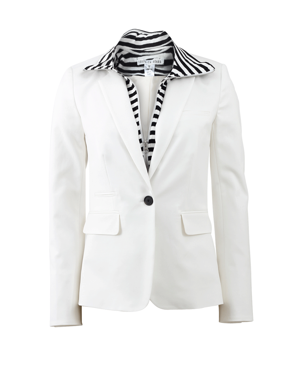 VERONICA BEARD-Schoolboy Blazer With Turtleneck-