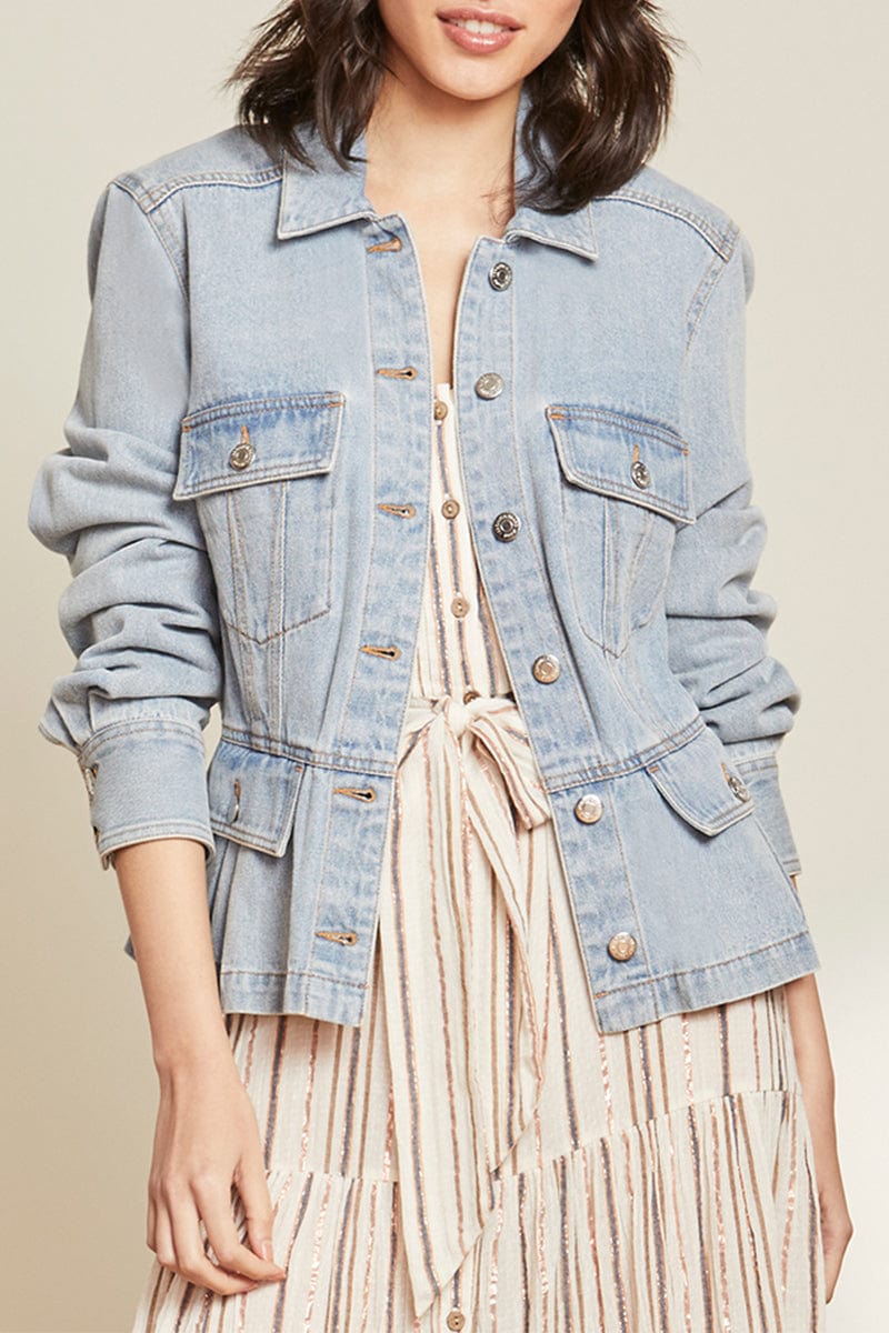 VERONICA BEARD-Jayla Peplum Jacket-