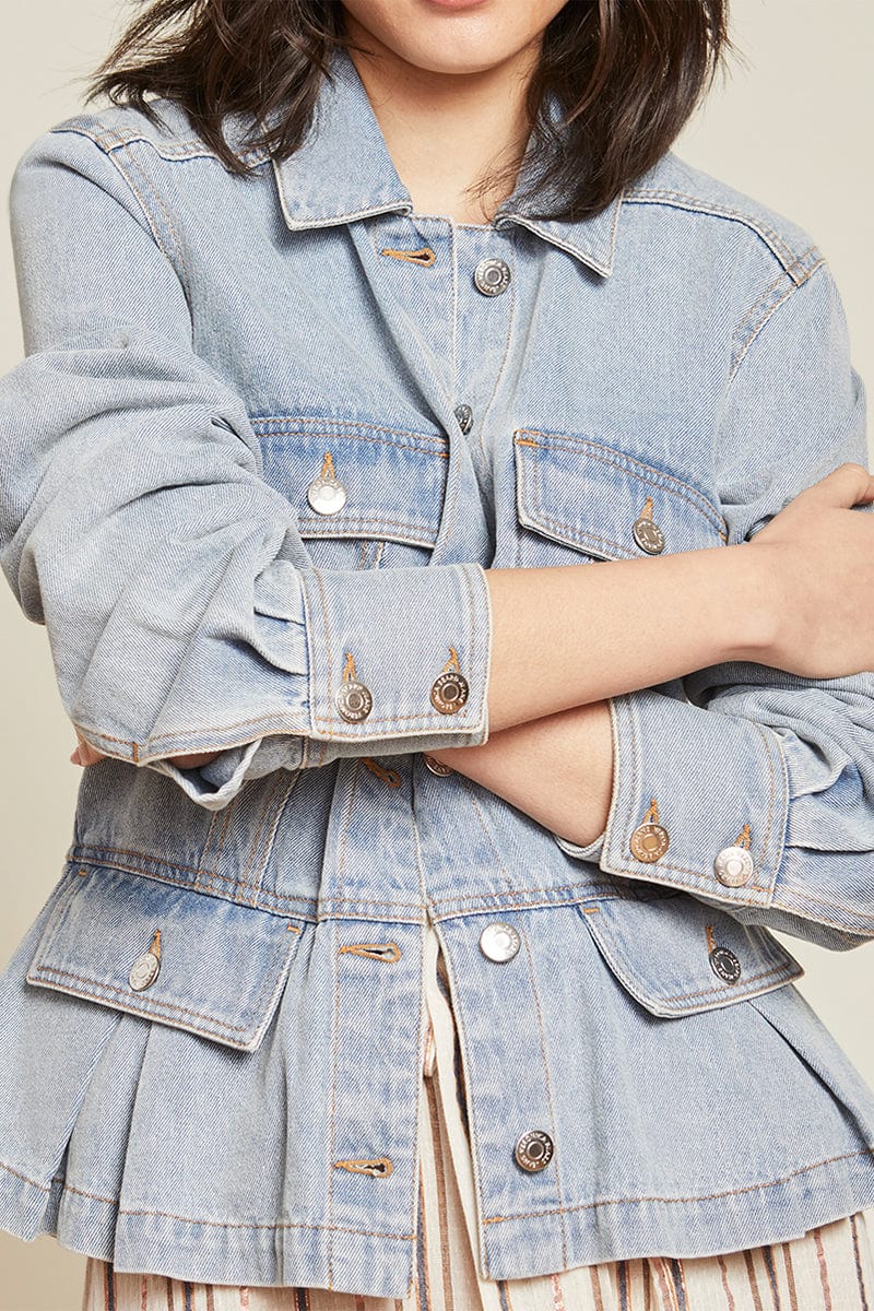VERONICA BEARD-Jayla Peplum Jacket-